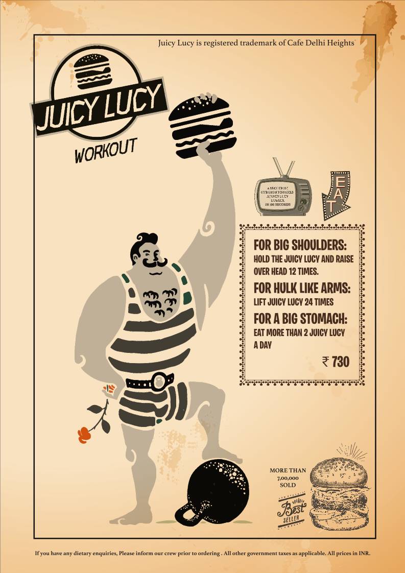 Cafe Delhi Heights menu