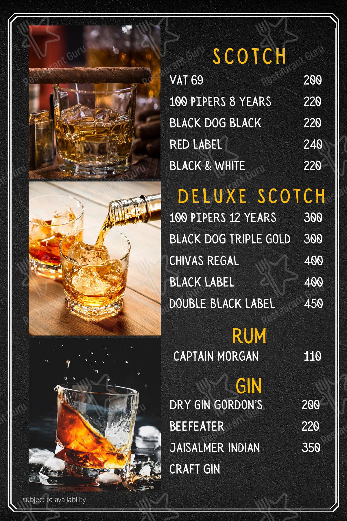 Cafe On the Rocks Pithoragarh menu