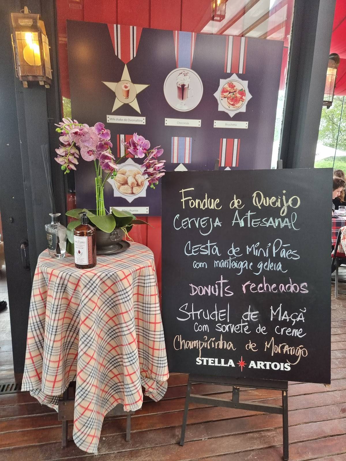 Café Palácio Campos do Jordão cardápio