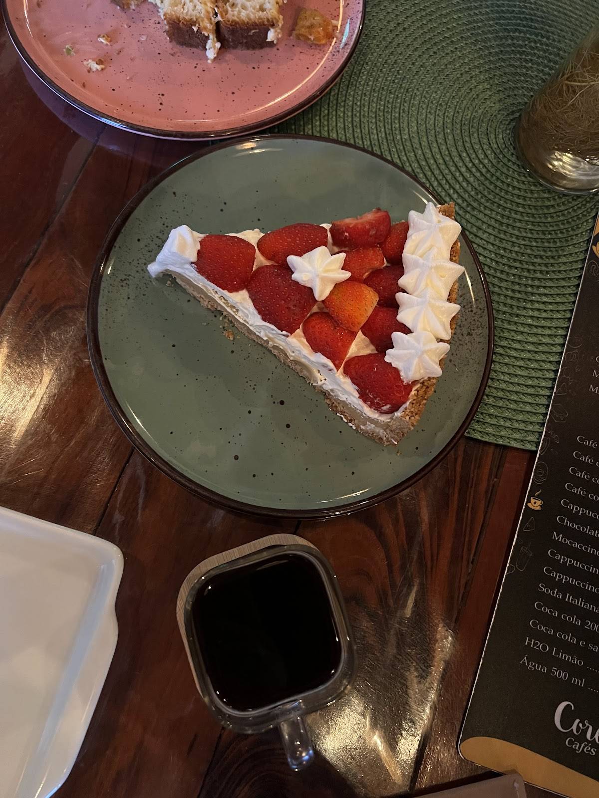 Corecha'S cafés e doces cardápio