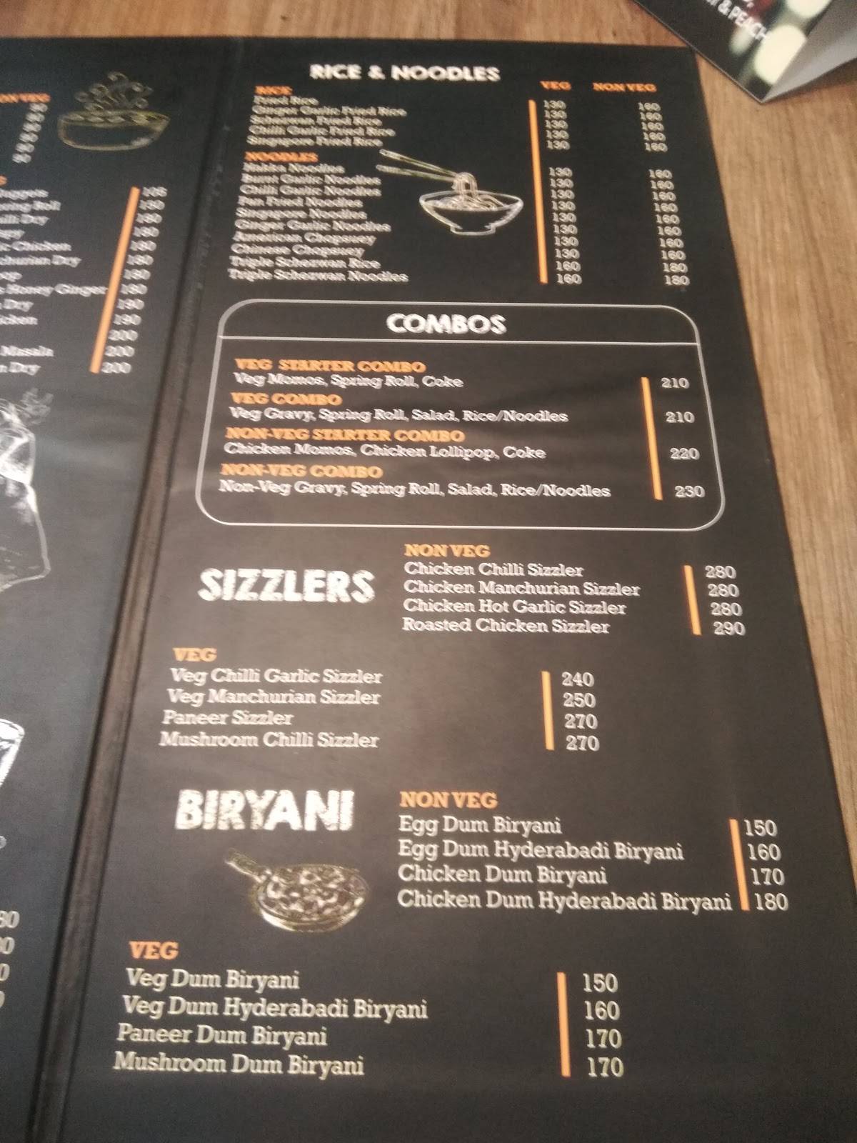 Cafe CrunChiz menu