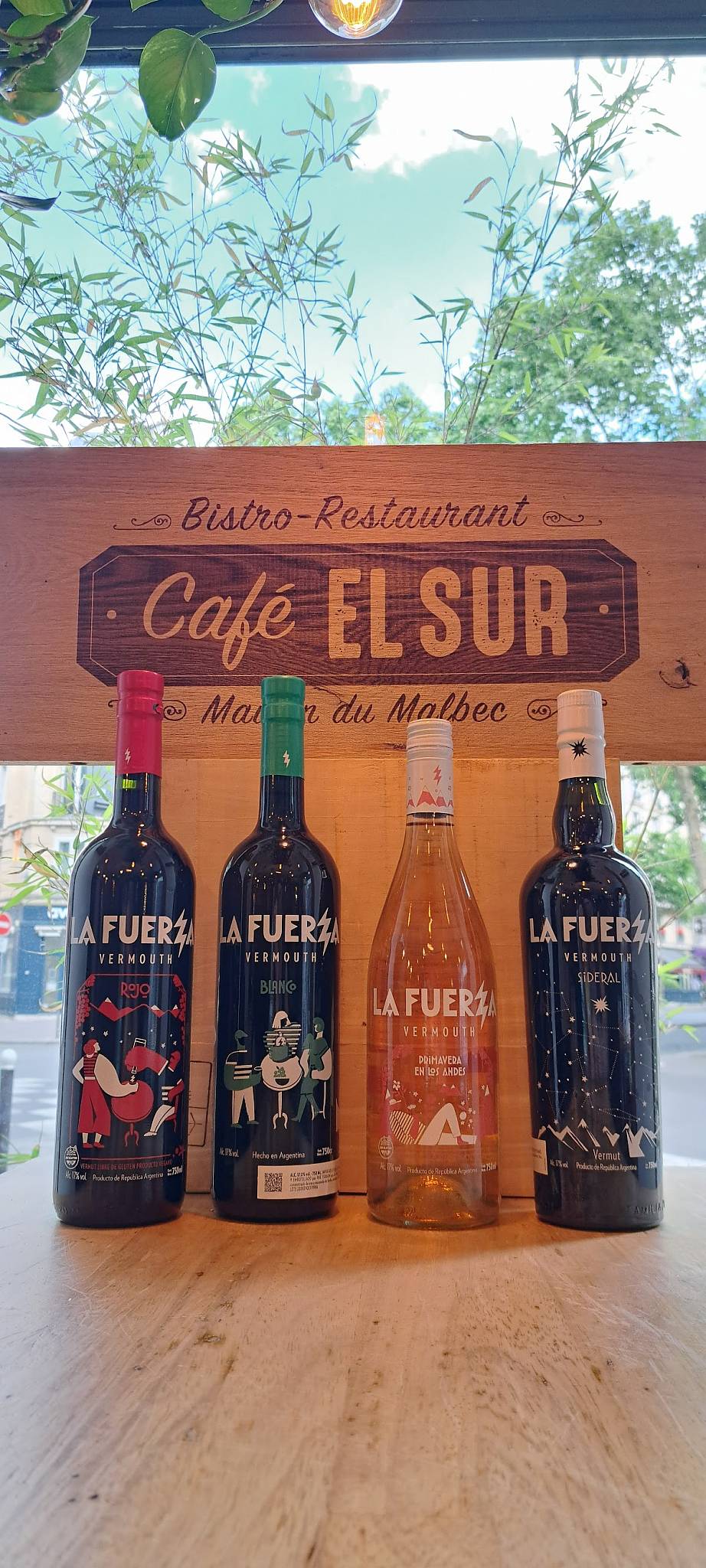 Menu de Café El Sur