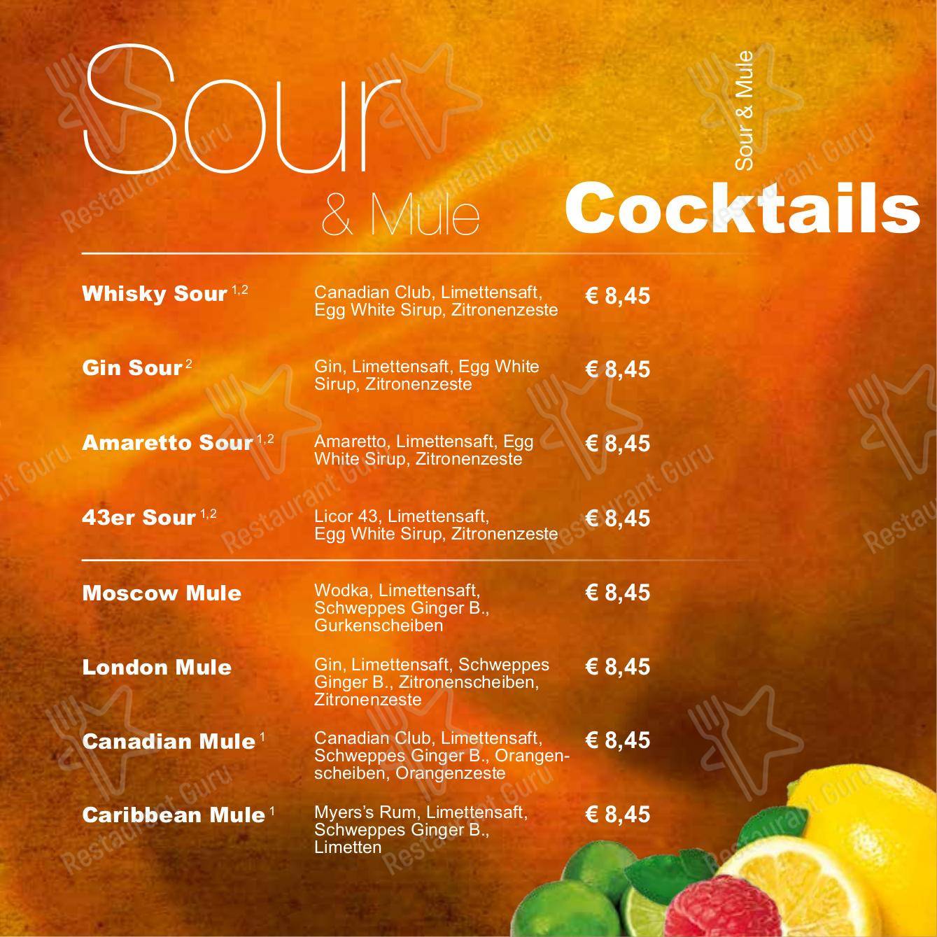 Menu pour Cafe Extrablatt Köln Eigelstein - Lunch Menu