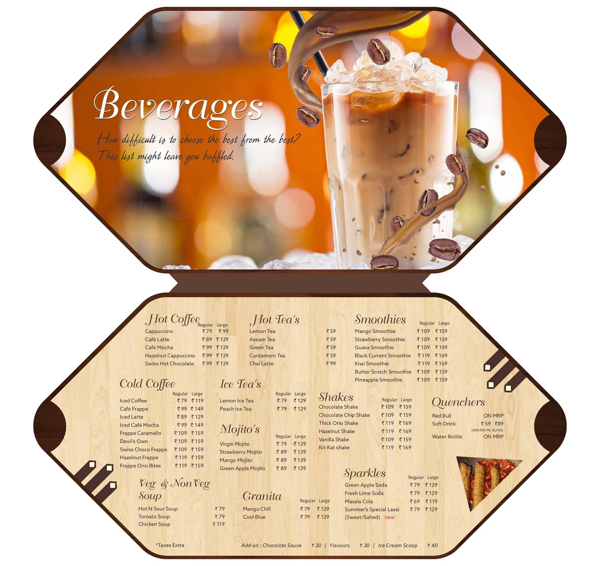 Cafe Grillz menu