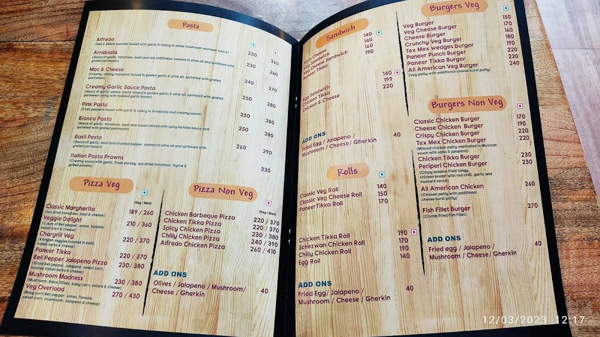 Cafe Kaffea menu