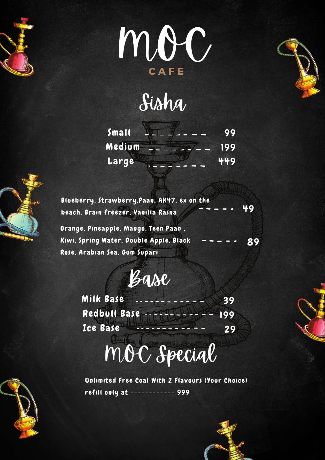Ministry Of Café (M.O.C) menu