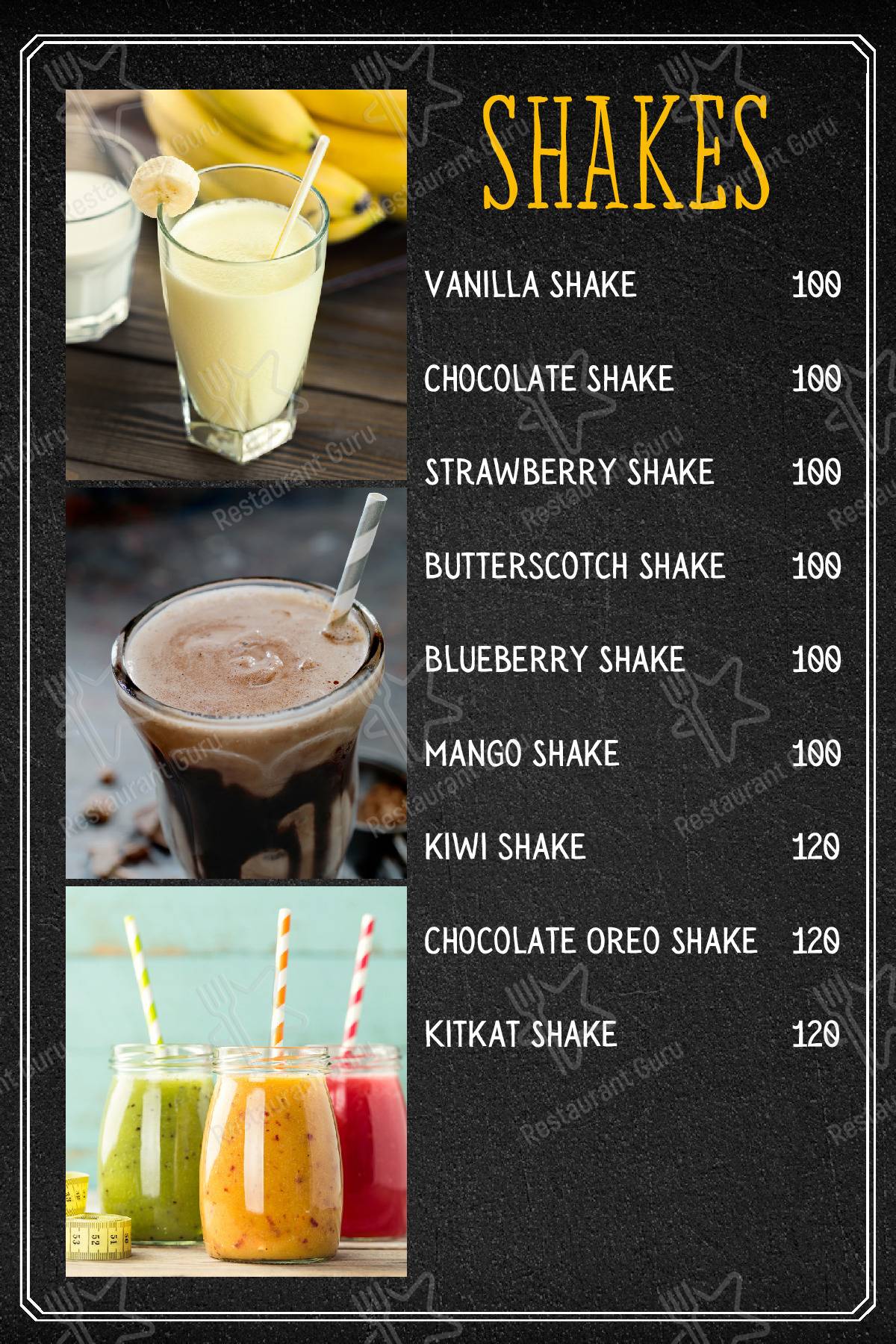 Cafe On the Rocks Pithoragarh menu