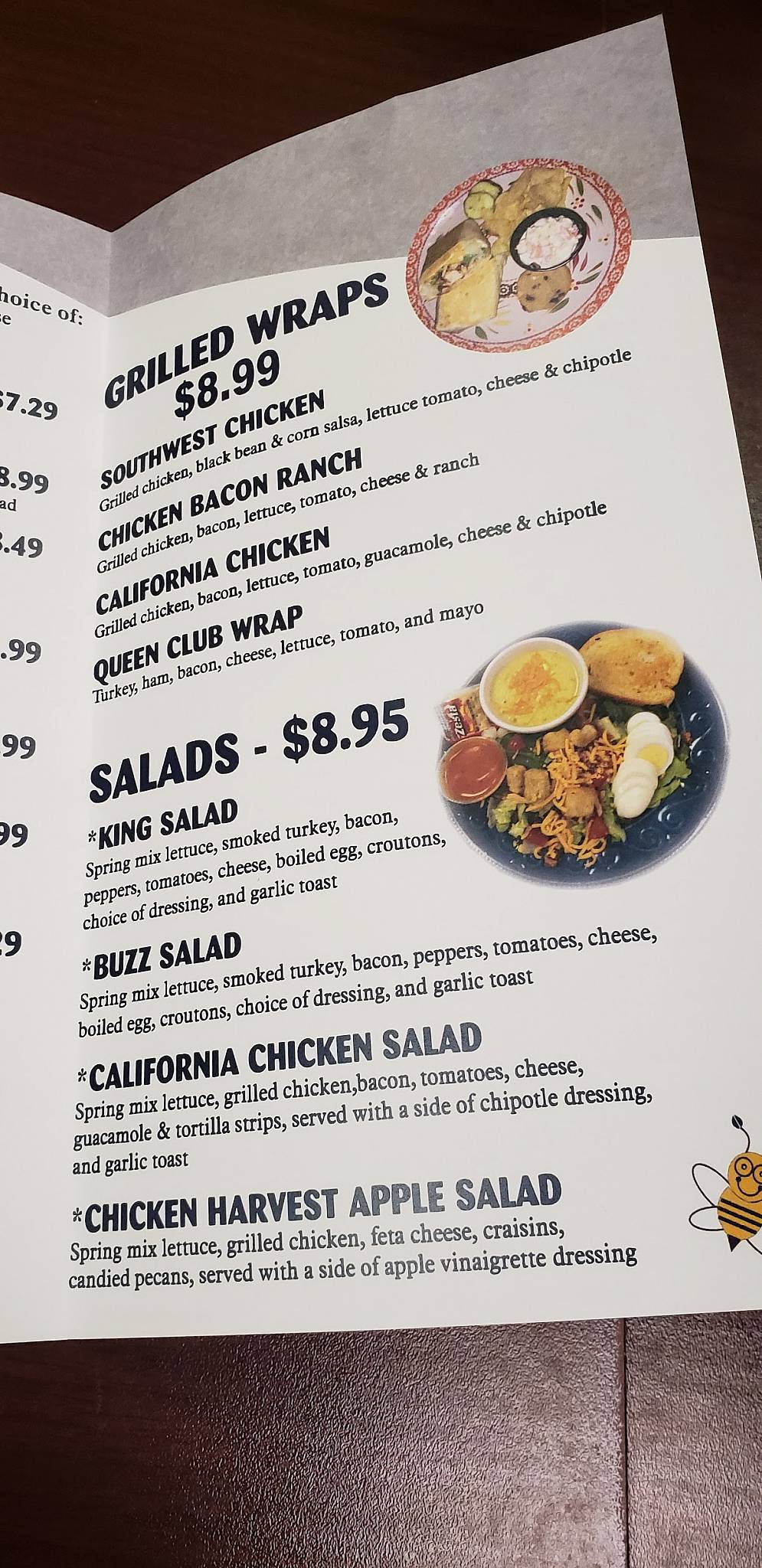 Menu at Queen Beans Coffeehouse cafe, Carroll