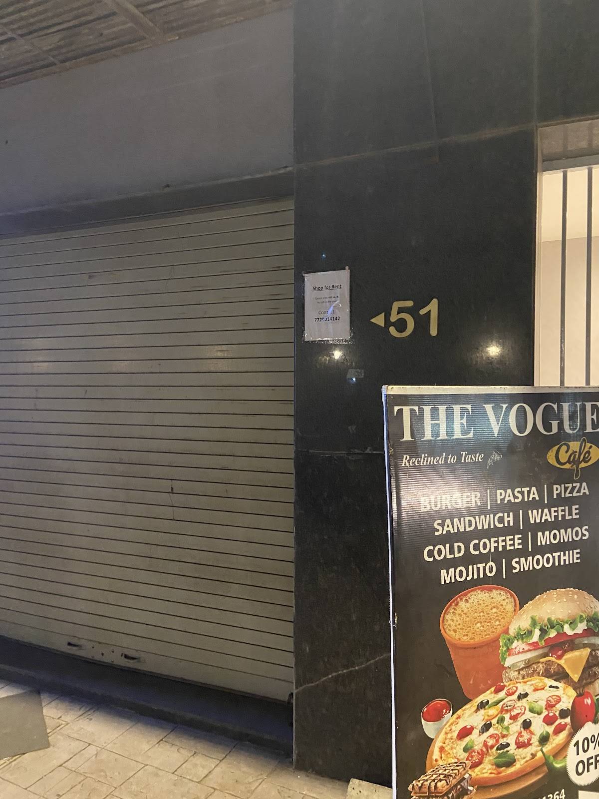 THE VOGUE CAFE menu