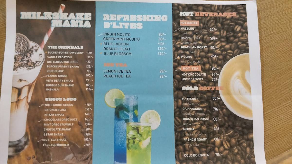 Cafe d'lite Best Cafe in Rajpipla Best Fast Food Cafe Best Family-Friendly Cafe in Rajpipla Best Brunch Spot Cafe menu