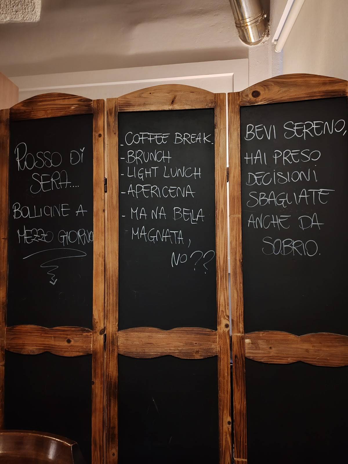 Menu di Caffè Franciacorta 