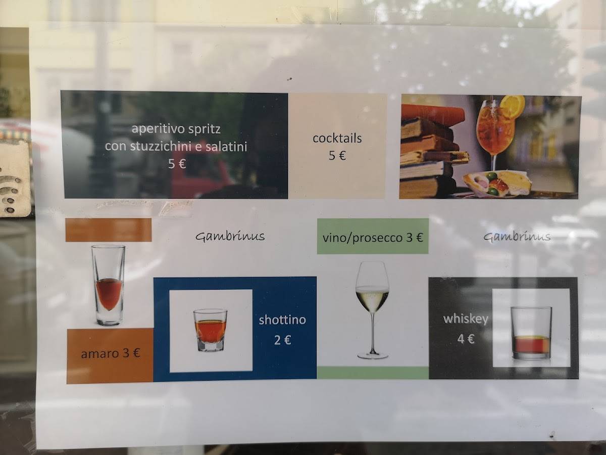 Menu di Caffè Gambrinus 