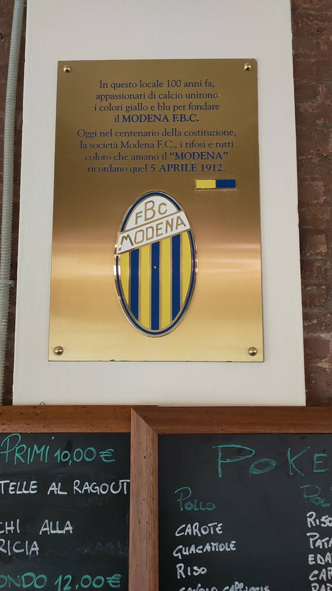 Menu di Caffè del Collegio 