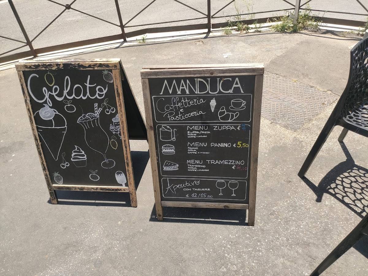Menu di Caffetteria Manduca 