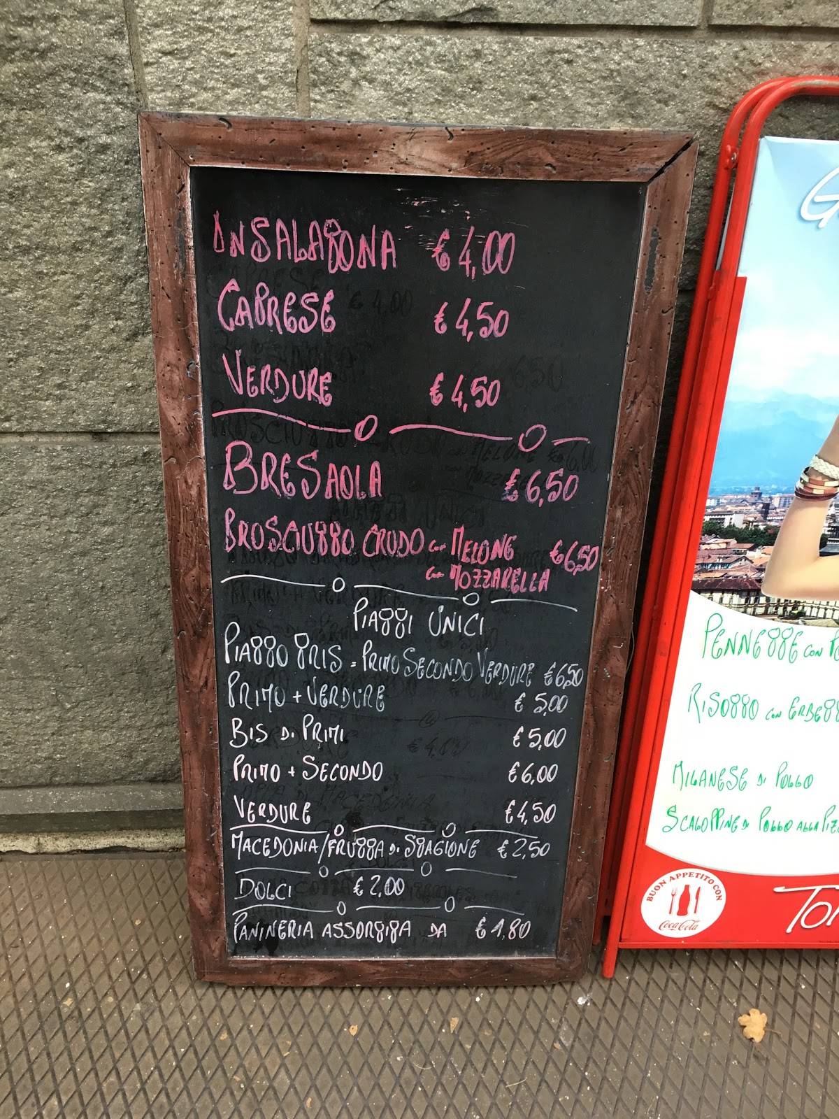 Menu di Caffetteria Mio Gio 