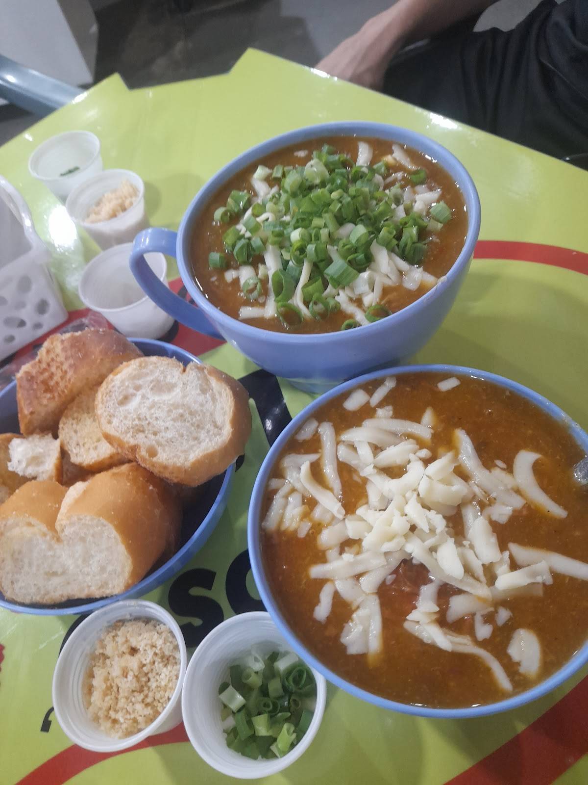 Caldo da Tia Neia cardápio