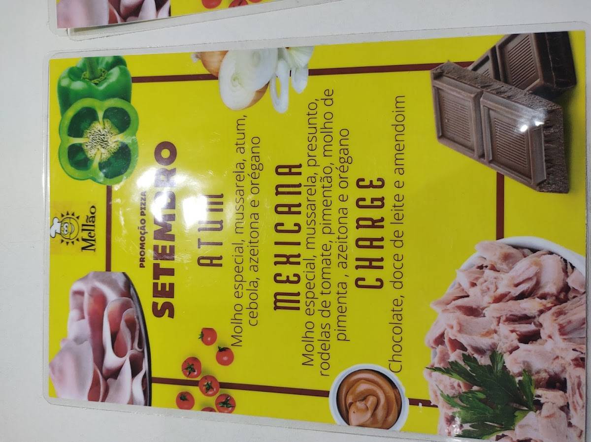 Cantina Choperia e Pizzaria Mellão cardápio
