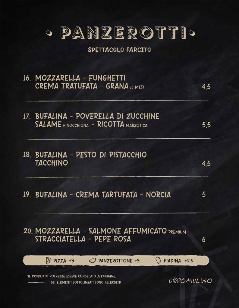 Menu di Capomulino 
