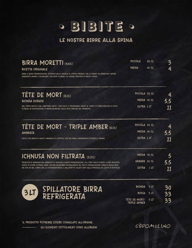 Menu di Capomulino 