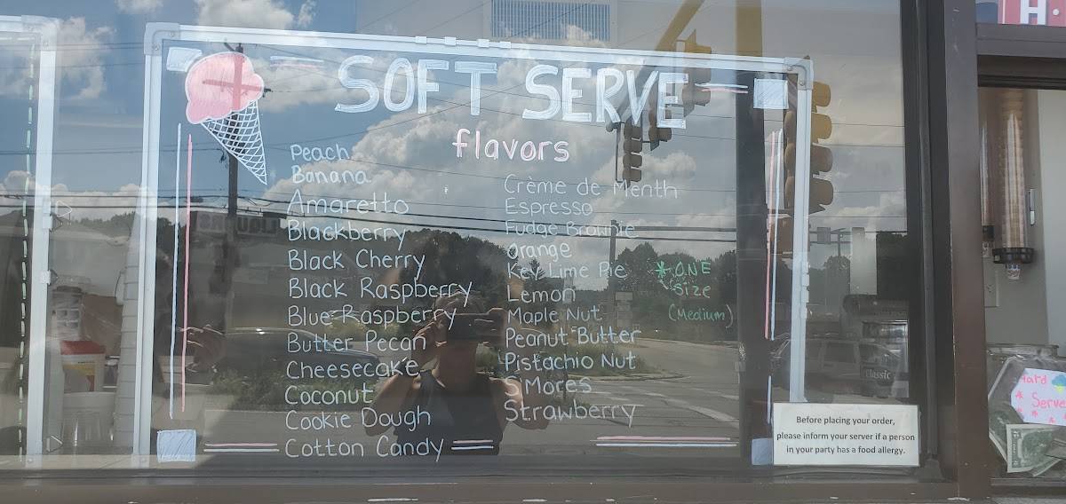 Menu at Carol's Dairy Bar, Fitchburg
