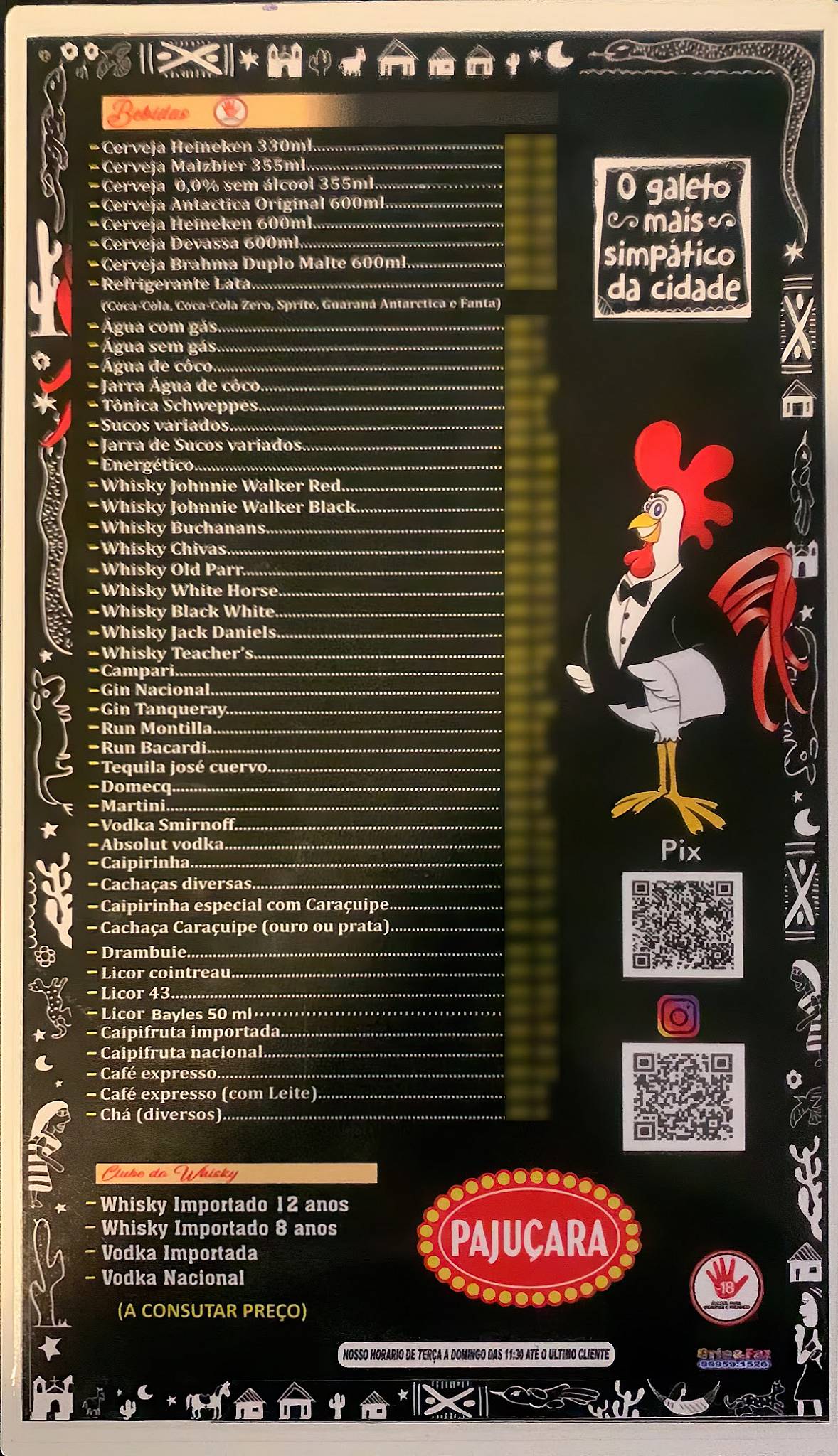 Caruaru Carnes e Brasa cardápio