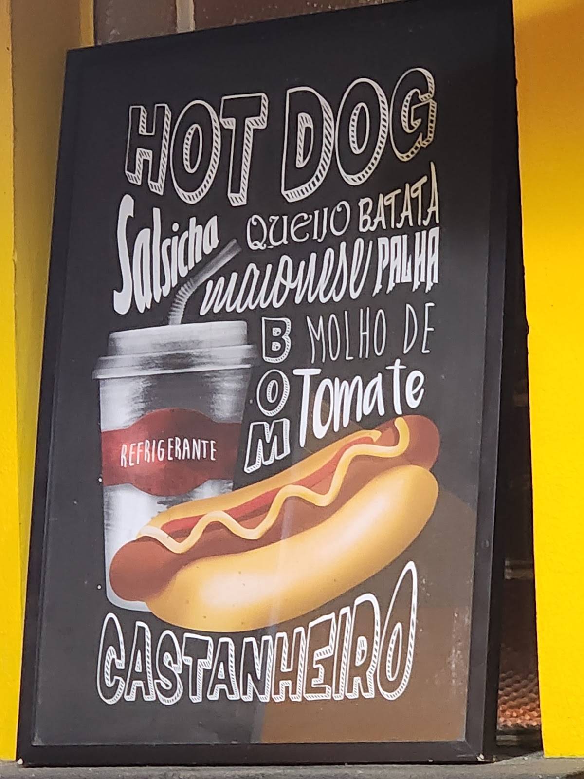 Castanheiro Dogs & Burgers cardápio