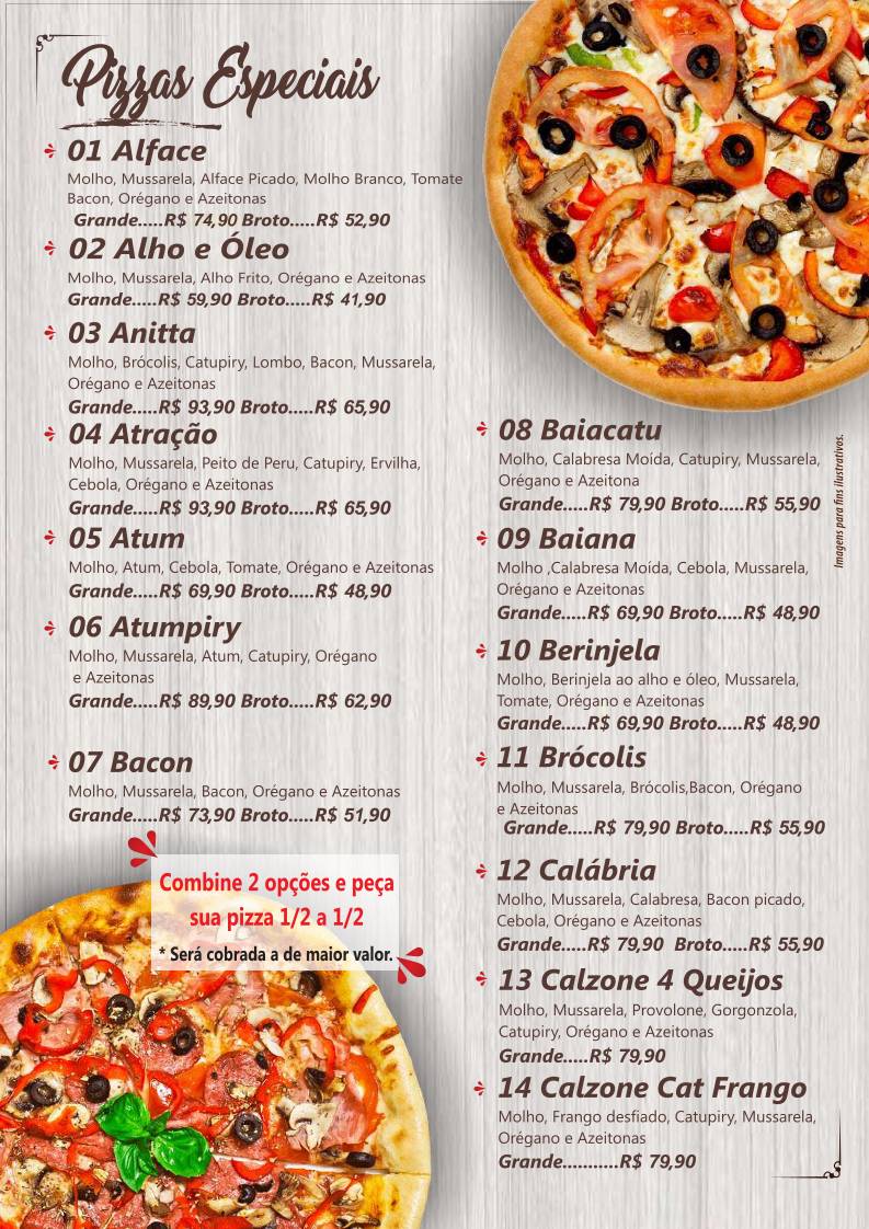 Castelli Pizzas E Lanches - Pizzaria em Marilia cardápio