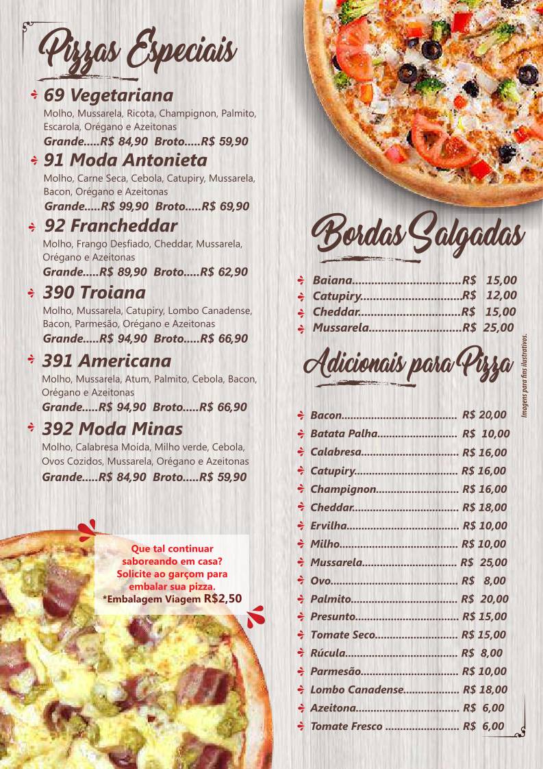 Castelli Pizzas E Lanches - Pizzaria em Marilia cardápio