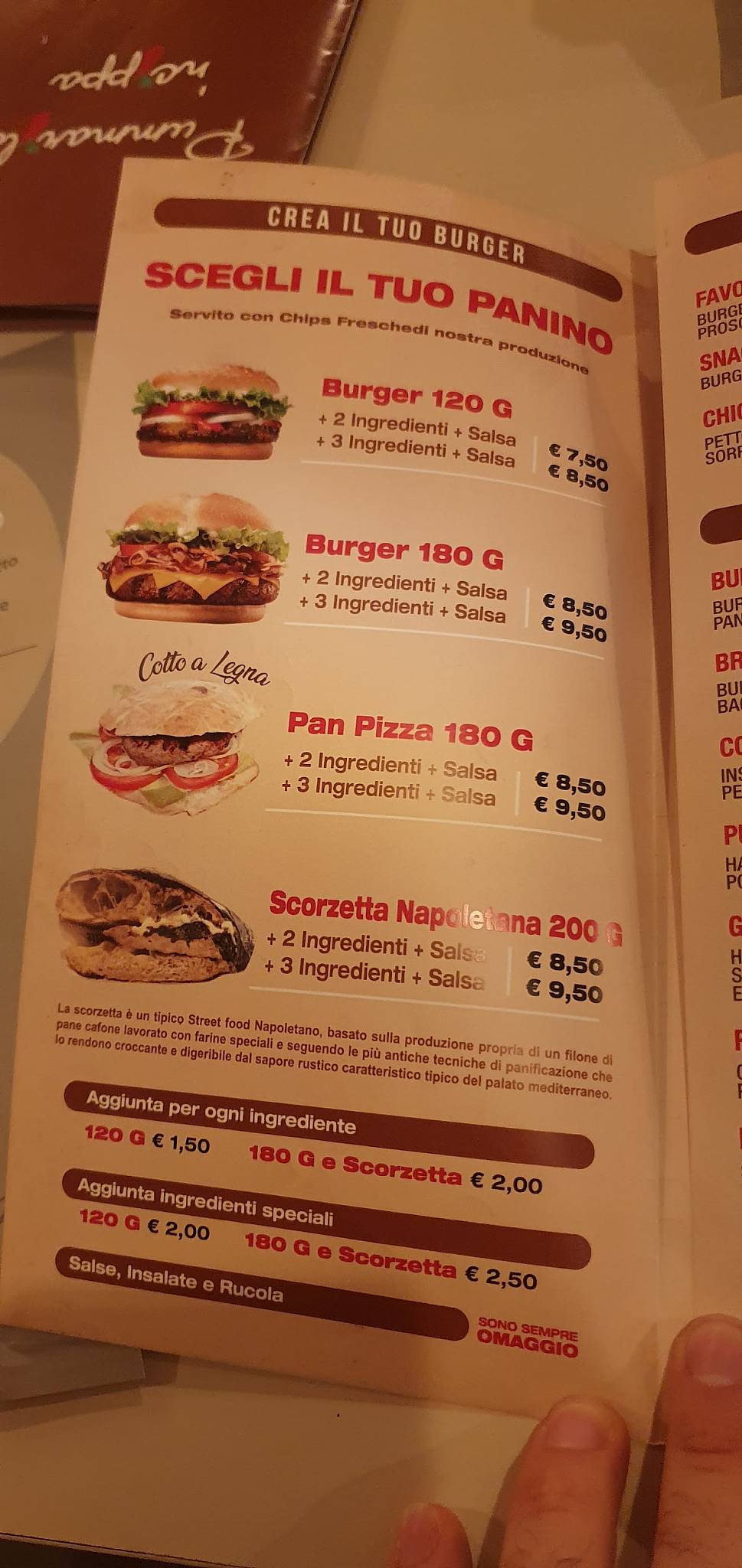 Menu di Pummarola 'ncoppa Cava de' Tirreni 