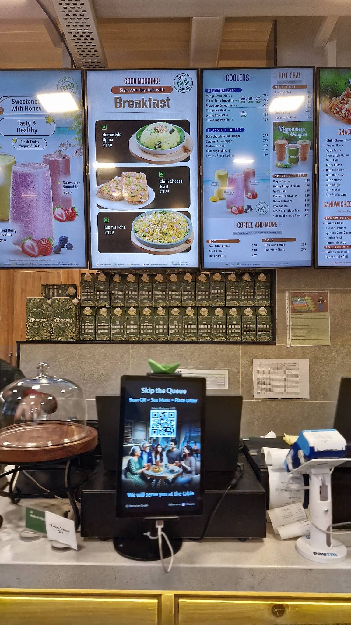 Chaayos Cafe at Raheja Mindspace menu