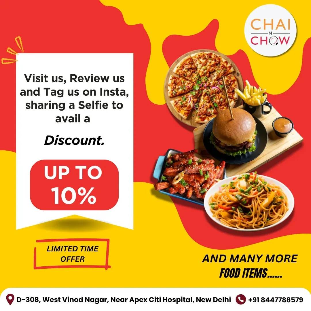 Chai N Chow Cafe - Pure Veg menu