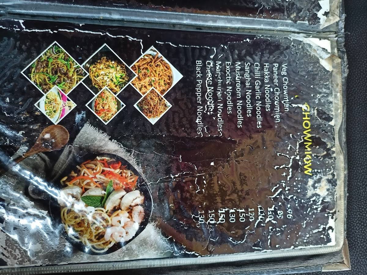 Chaiistic menu