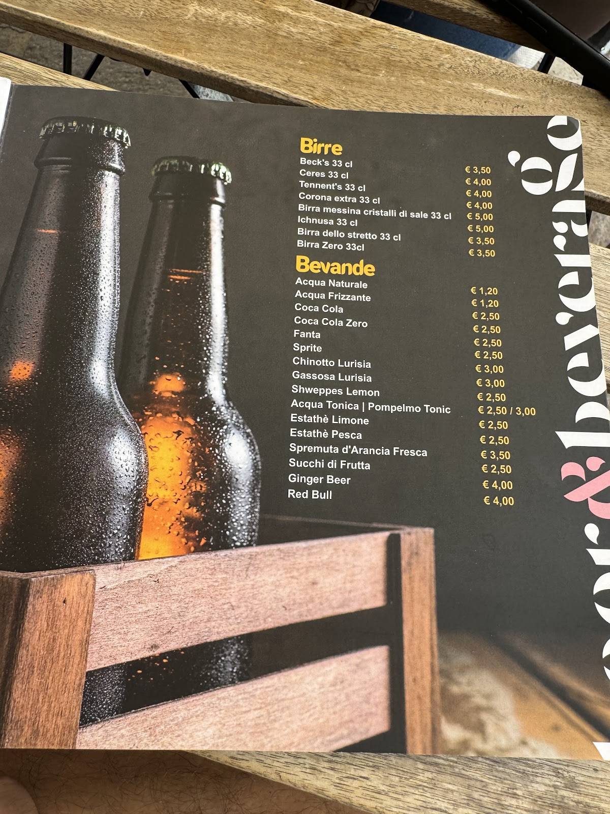 Menu di Chapeau Lounge Bar 