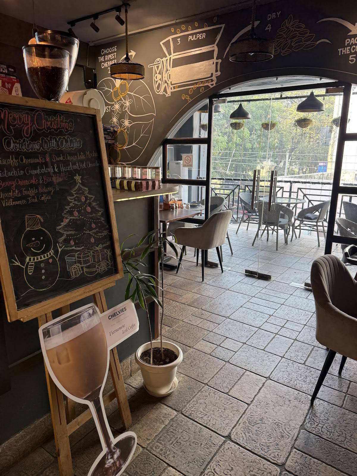 Chelvies Coffee menu