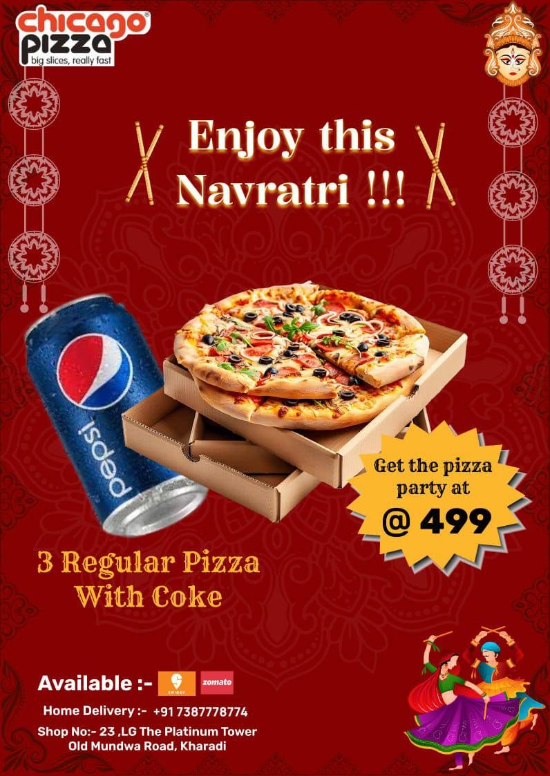 Chicago Pizza menu
