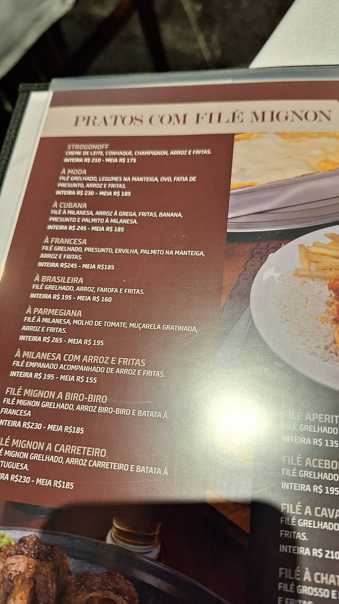 Chico Restaurante cardápio