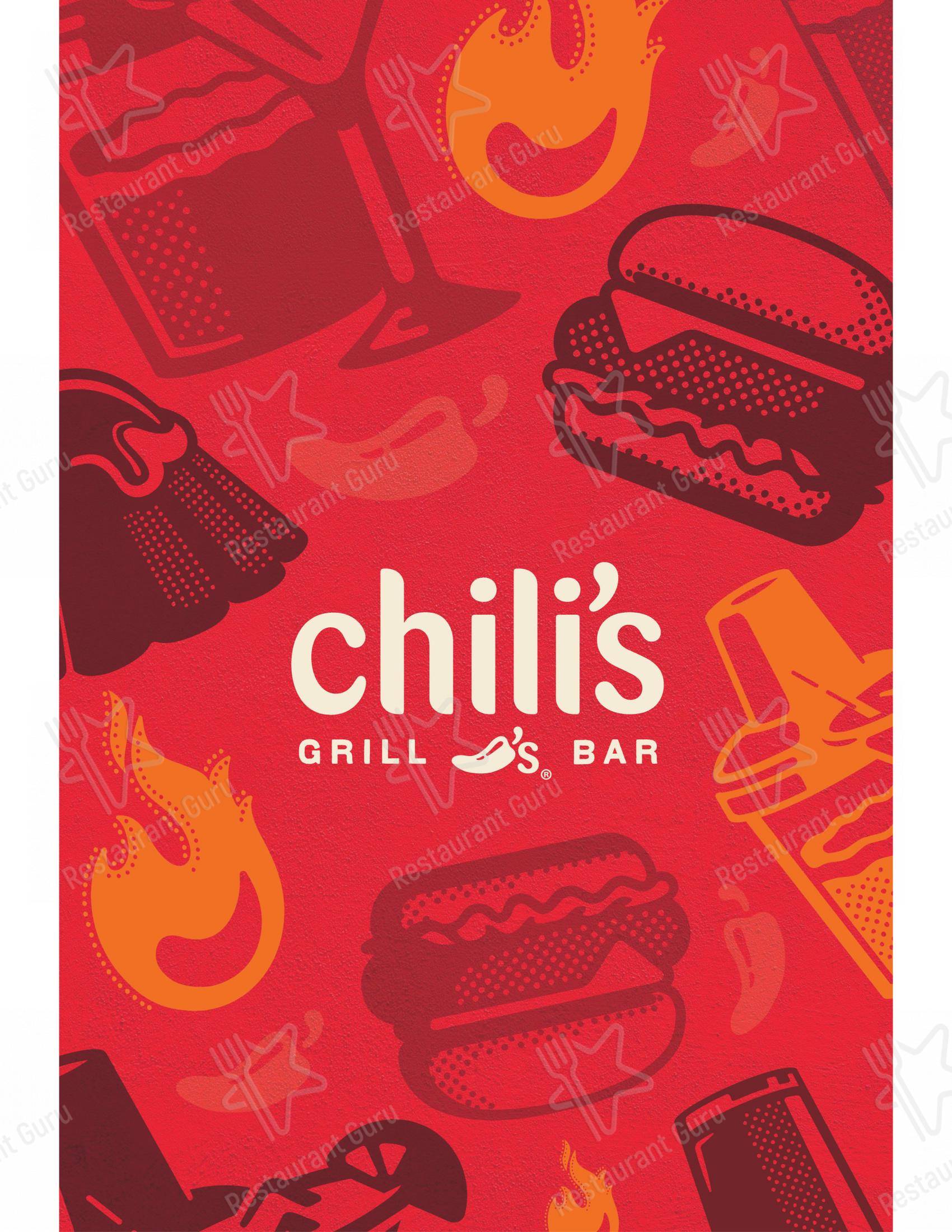 Menu pour Chili's Grill & Bar - 菜单