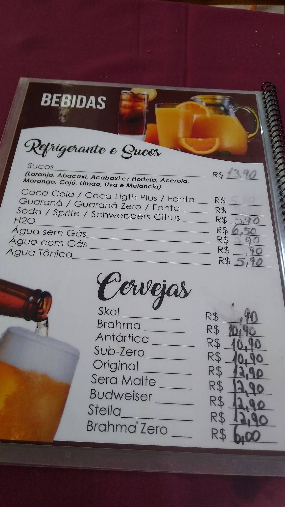 Churrascaria Zebu cardápio