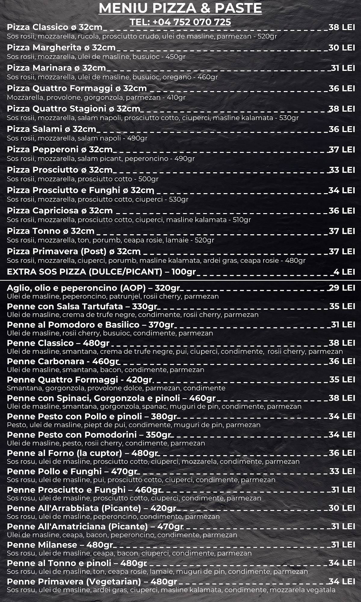 Menu at Classico Pizza e Pasta, Năvodari Menu at Classico Pizza e Pasta, Năvodari