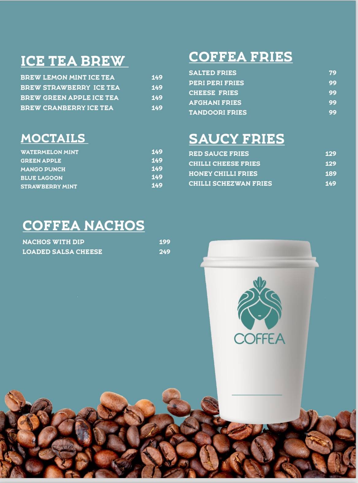 Coffea menu