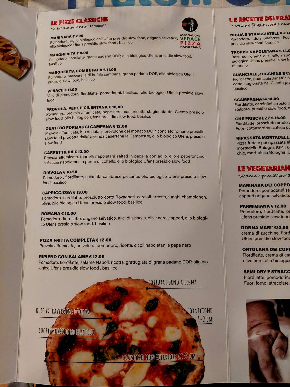 Menu di Fratelli Coppola - Dottesio 