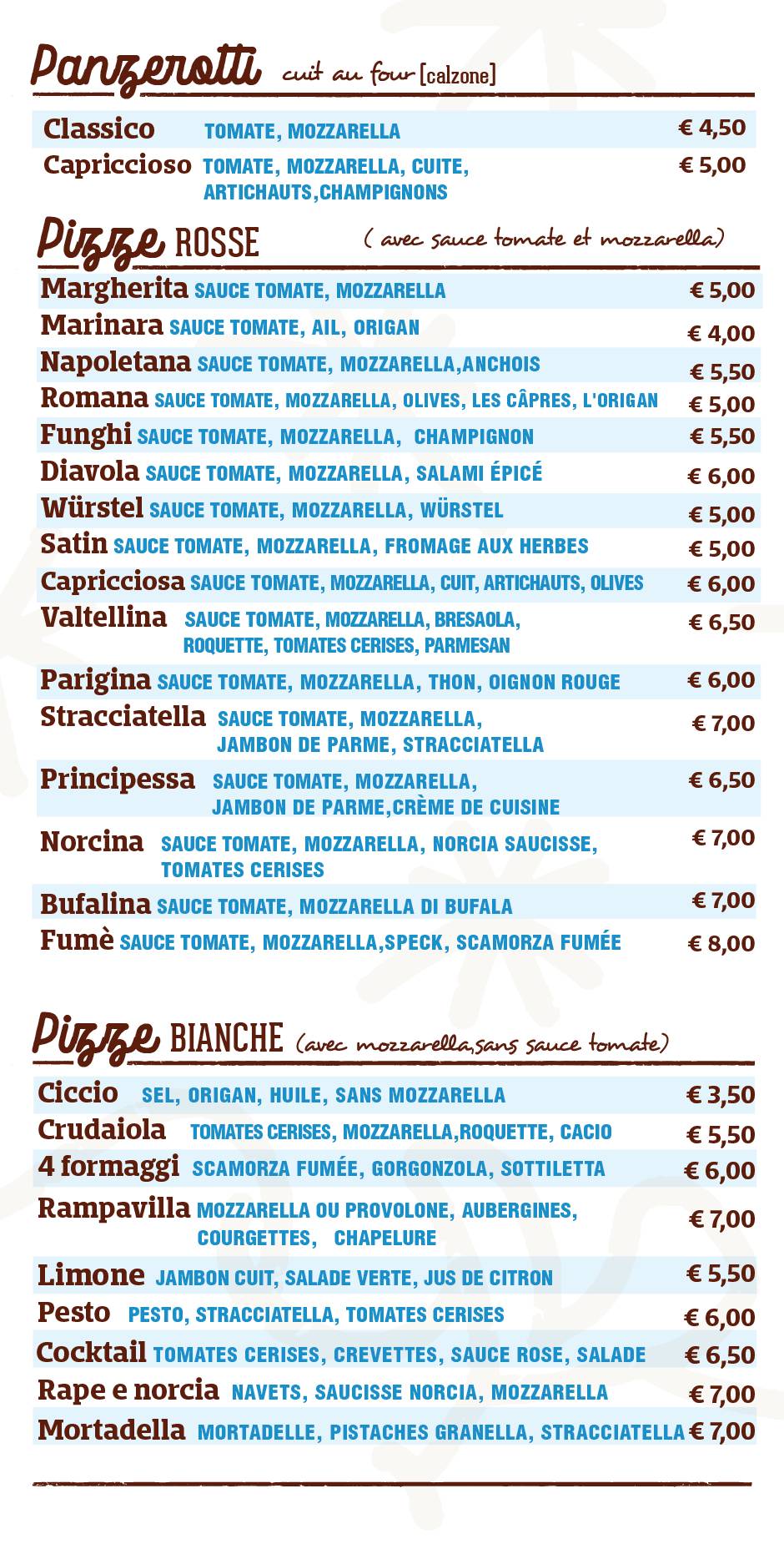Menu di Rampavilla 