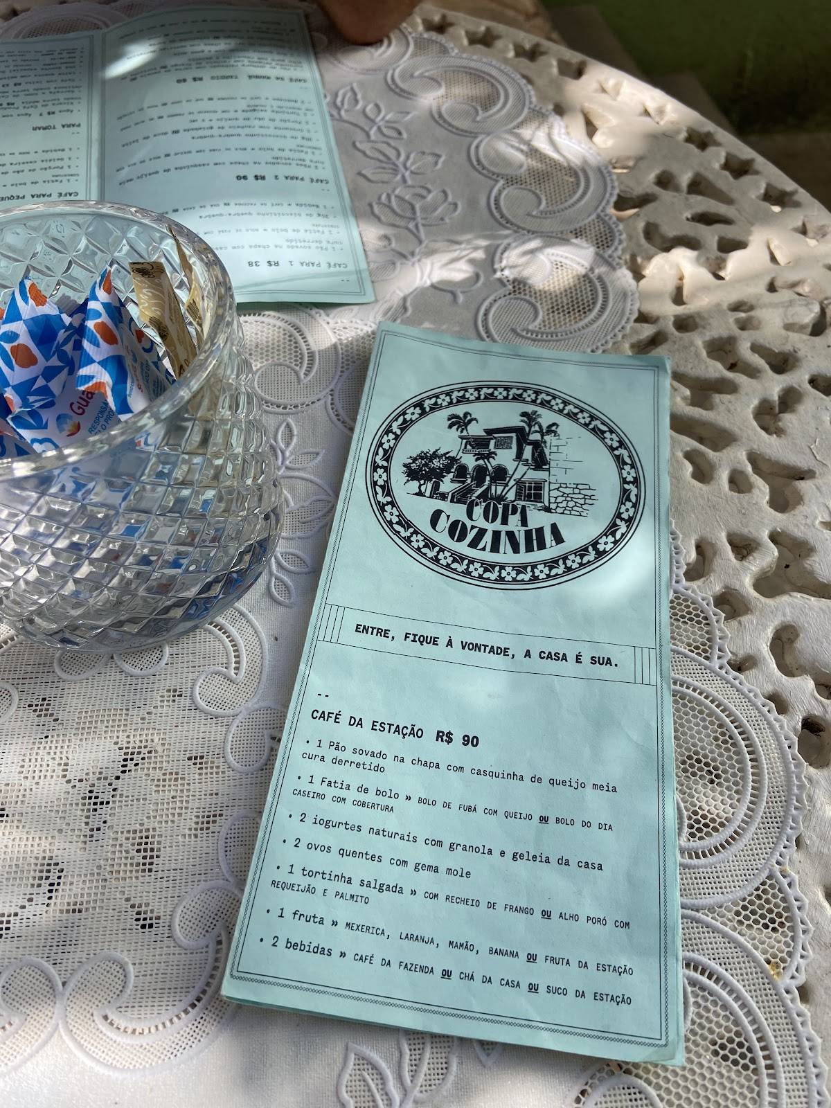 Copa Cozinha cardápio