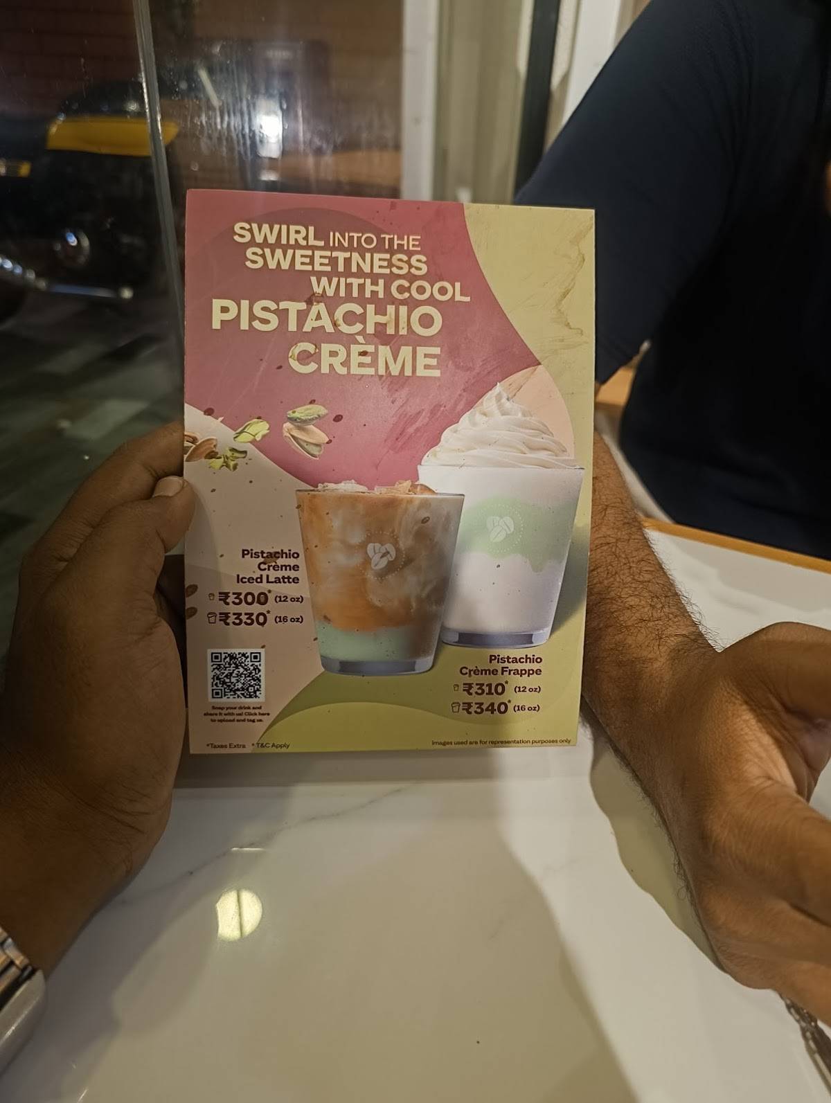 Costa Coffee menu