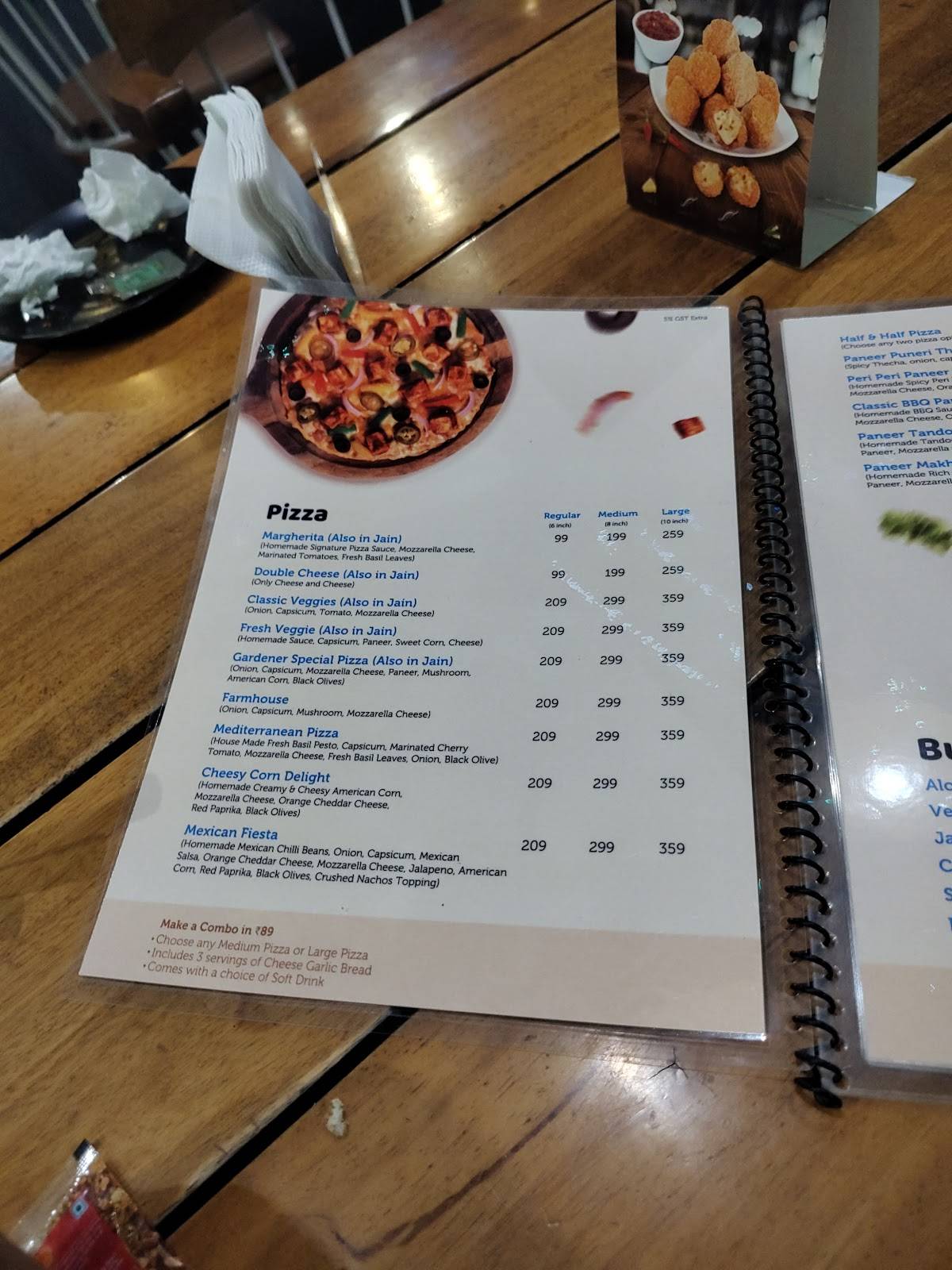 Crazy Cheesy Cafe - Viman nagar menu