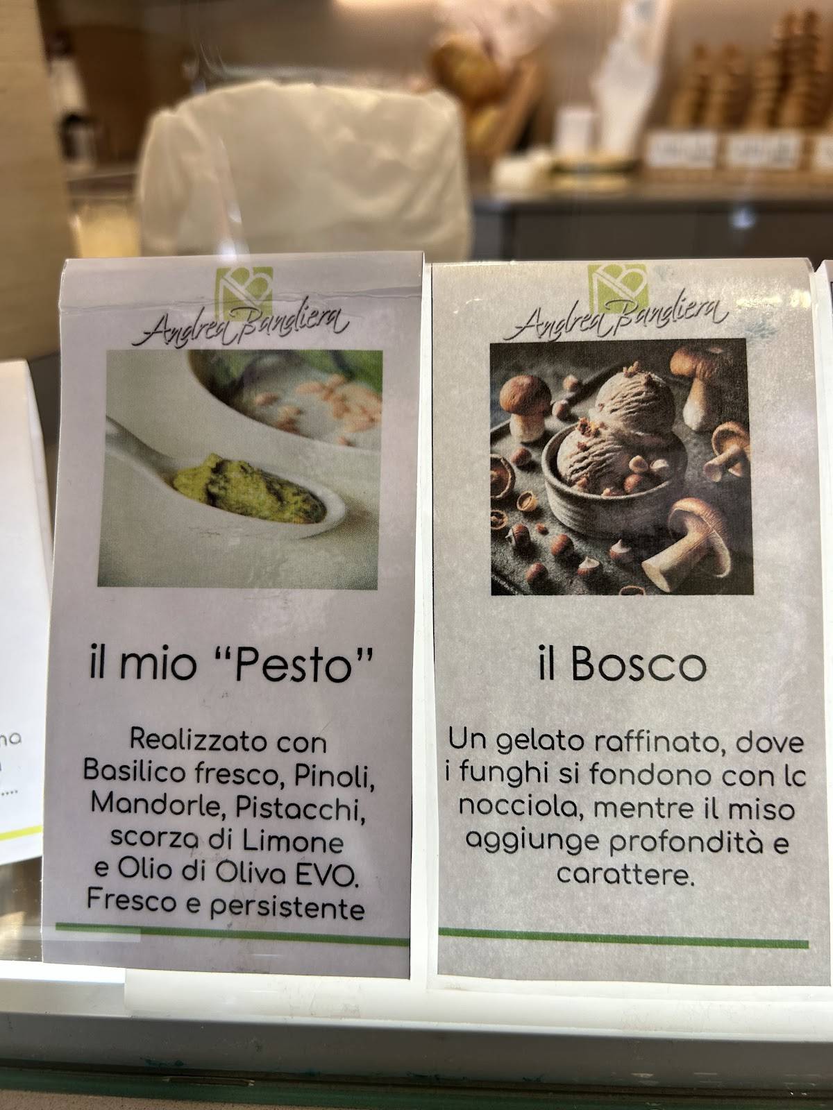 Menu di Cremeria Scirocco 