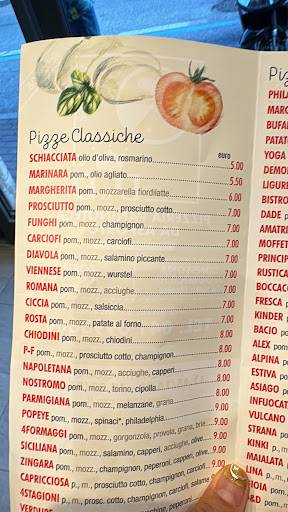Menu di D & D Pizzeria Paninoteca 