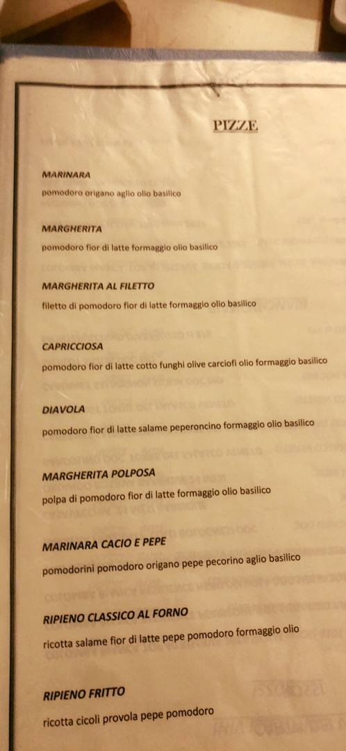Menu di DAI CUGINI AVERSA 