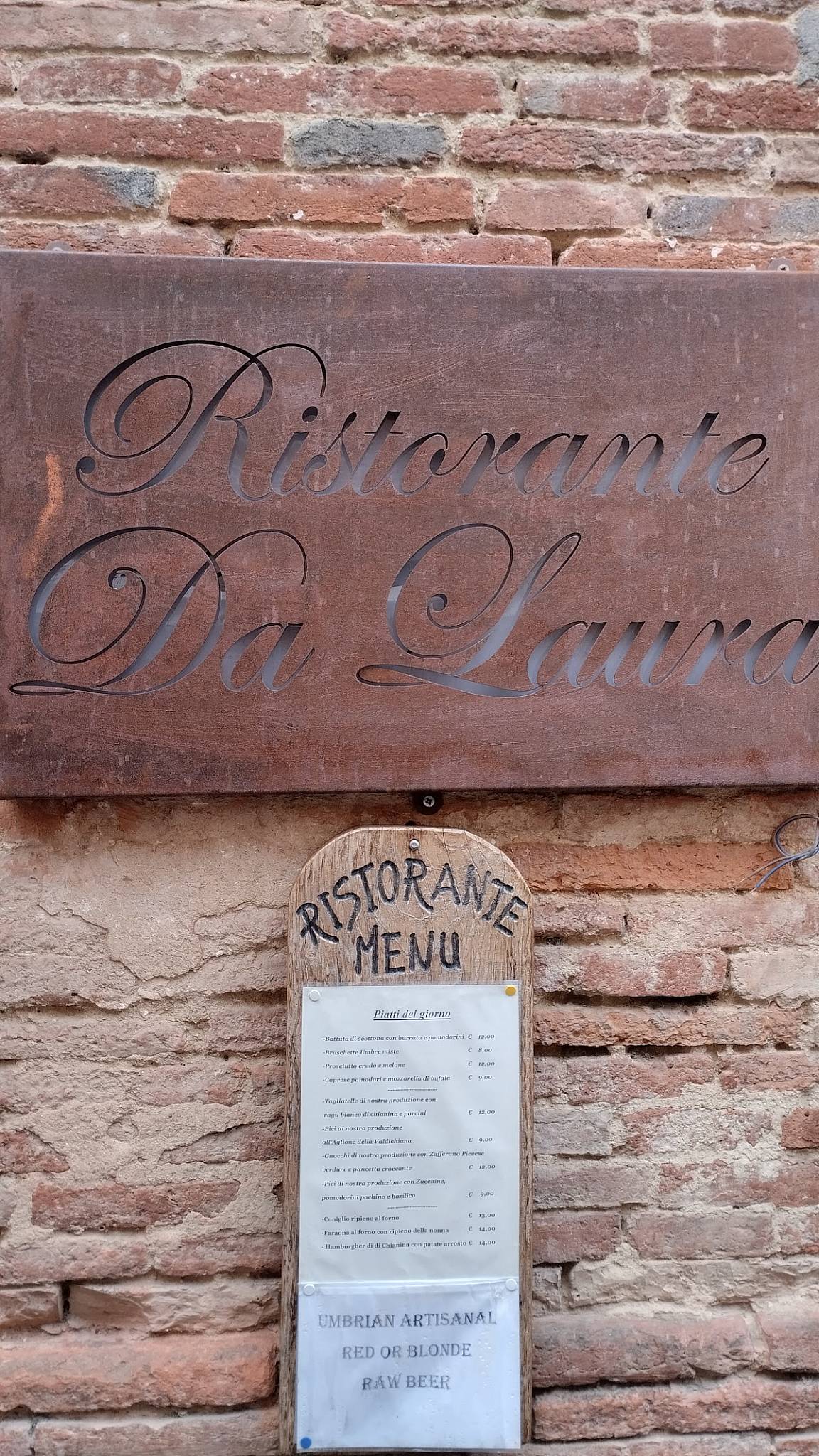 Menu di Da Laura Ristorante 