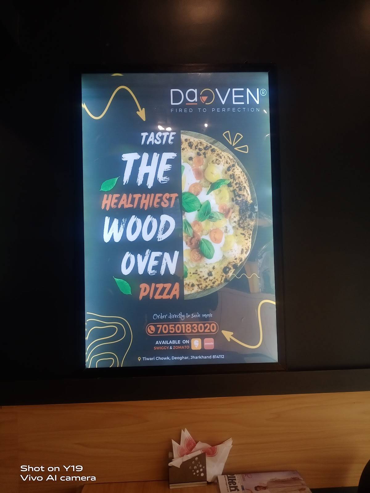 DaOven menu